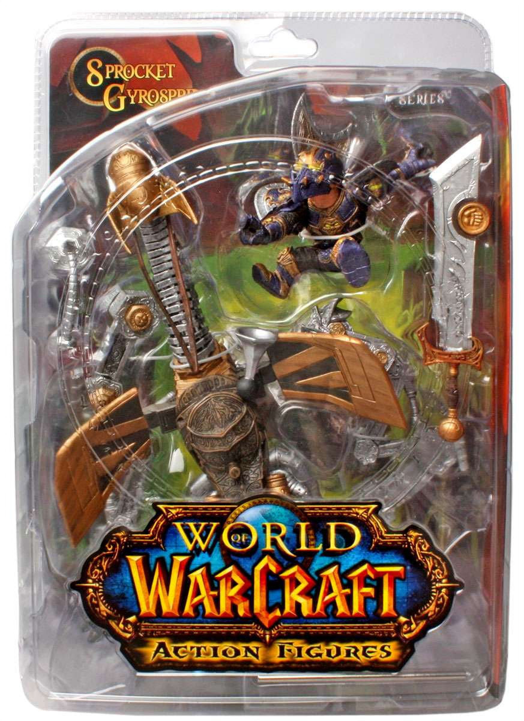 World of Warcraft Series 2 Sprocket Gyrospring Action Figure (Gnome Warrior) - image 1 of 2