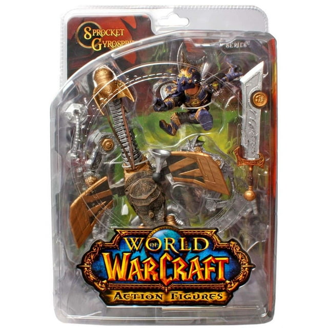 World of Warcraft Series 2 Sprocket Gyrospring Action Figure (Gnome Warrior)