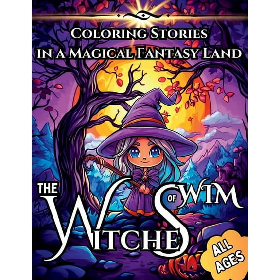 World of Wim The Witches of Wim: Coloring Stories in a Magical Fantasy Land, (Paperback)
