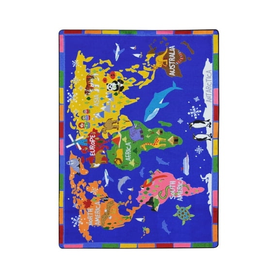 World of Wonders 10'9" x 13'2" area rug in color Multi