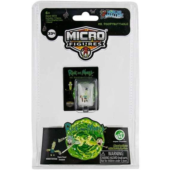 World’s Smallest Rick and Morty Pop Culture Micro Figures - Mr. Poopy Butthole