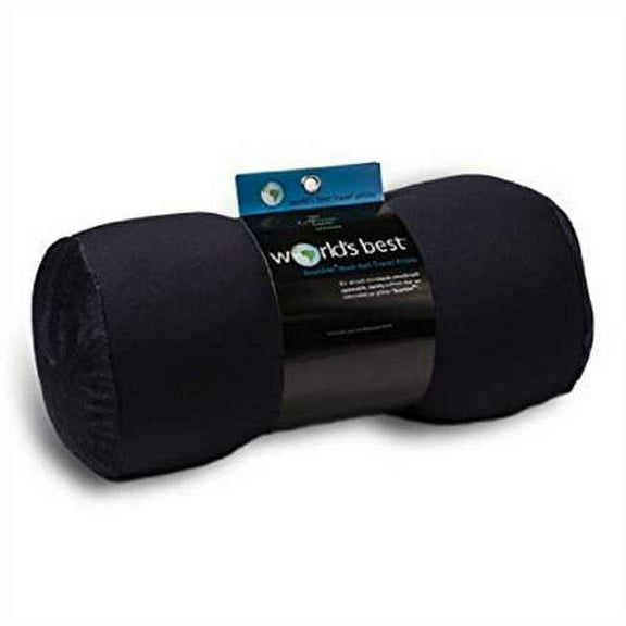 World's Best Air Soft Microbeads Tube Pillow, Navy
