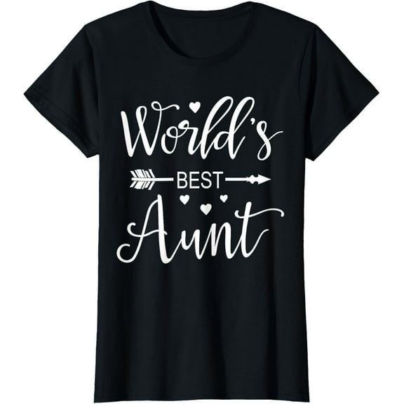 World's Best Aunt T-ShirtFamily Over Everything100% cotton