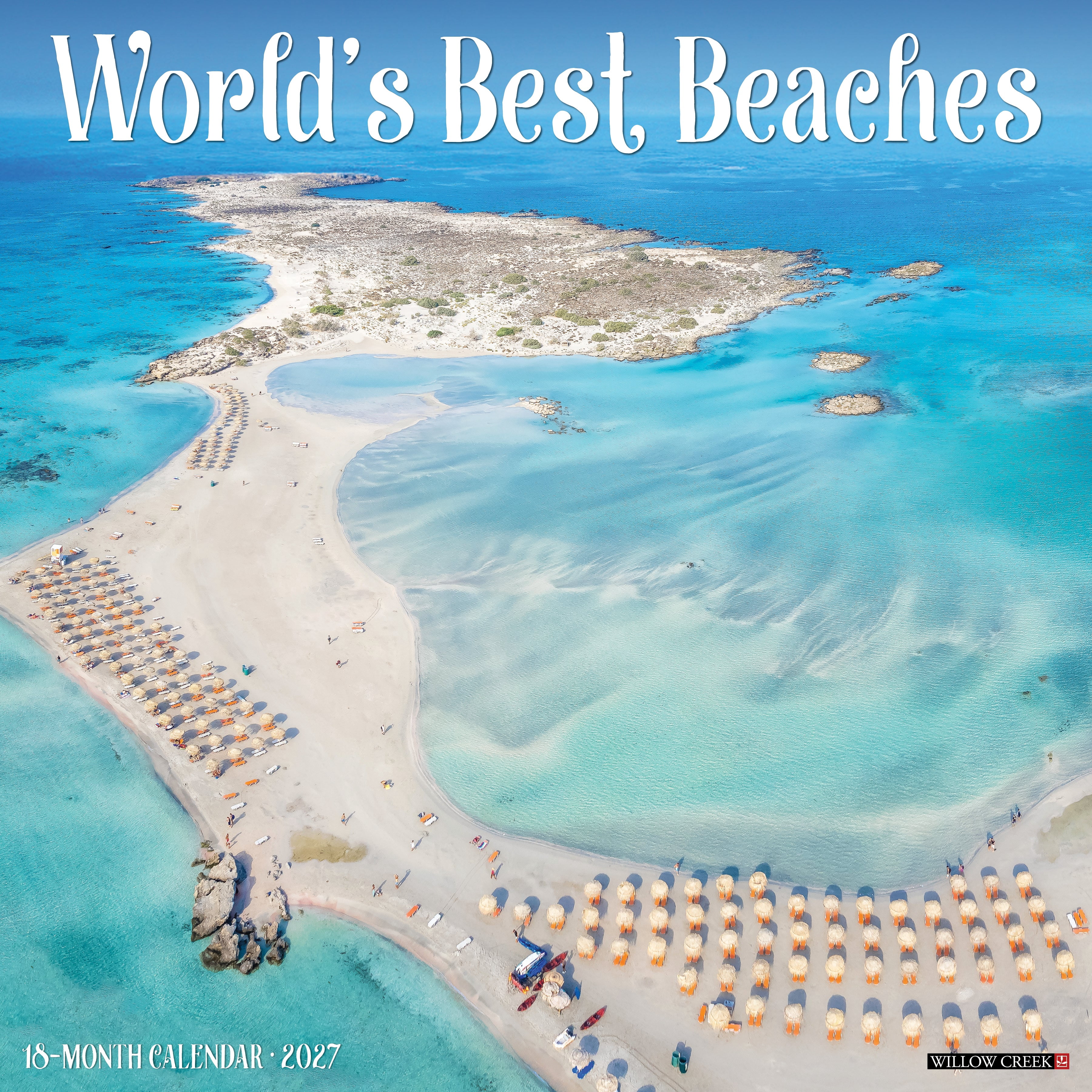 Willow Creek Press, World's Best Beaches 2027 Wall Calendar