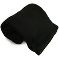 thumbnail image 1 of World's Best Blanket Black Solid Fleece Throw, 60" x 50", Lightweight Washable, 1 of 7