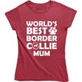 thumbnail image 1 of World's Best Border Collie Mom For Dog Owner Women's Gift T-Shirt, 1 of 4