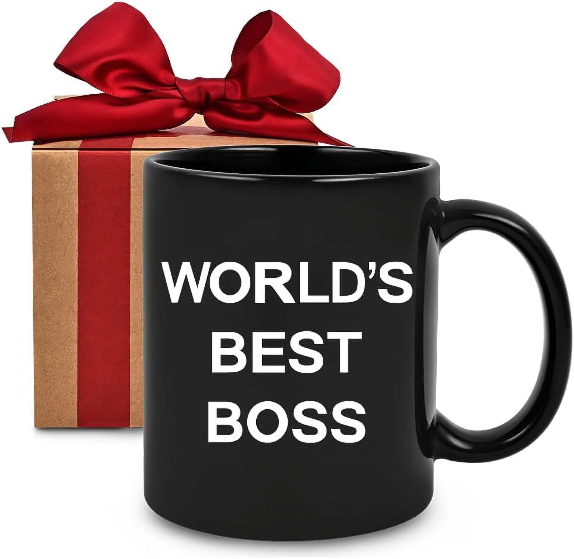 World's Best Boss Coffee Mug, The Office Mug for Boss, Funny Unique
