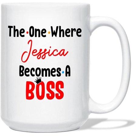 World's Best Boss Mug, Custom Boss Coffee Mug, Personalized Mug For Boss, Thank You Gift For Boss, Boss Coffee Cup, Work Office Gift, Business Owner Gift, White Ceramic Mug Cup 11Oz 15Oz