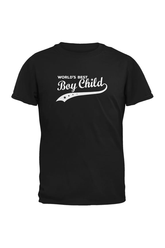 World's Best Boy Child Black Youth T-Shirt - Youth Medium