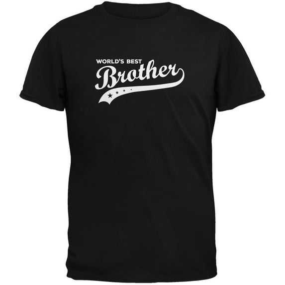 World's Best Brother Black Youth T-Shirt - Youth X-Large