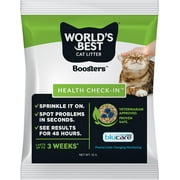 WORLDS BEST CAT LITTER Boosters Health Check-in | Cat Litter Additive for Health Monitoring | UTI Monitoring and Detection with Color Changing Indicator | Home Testing | Vet Approved | 12g