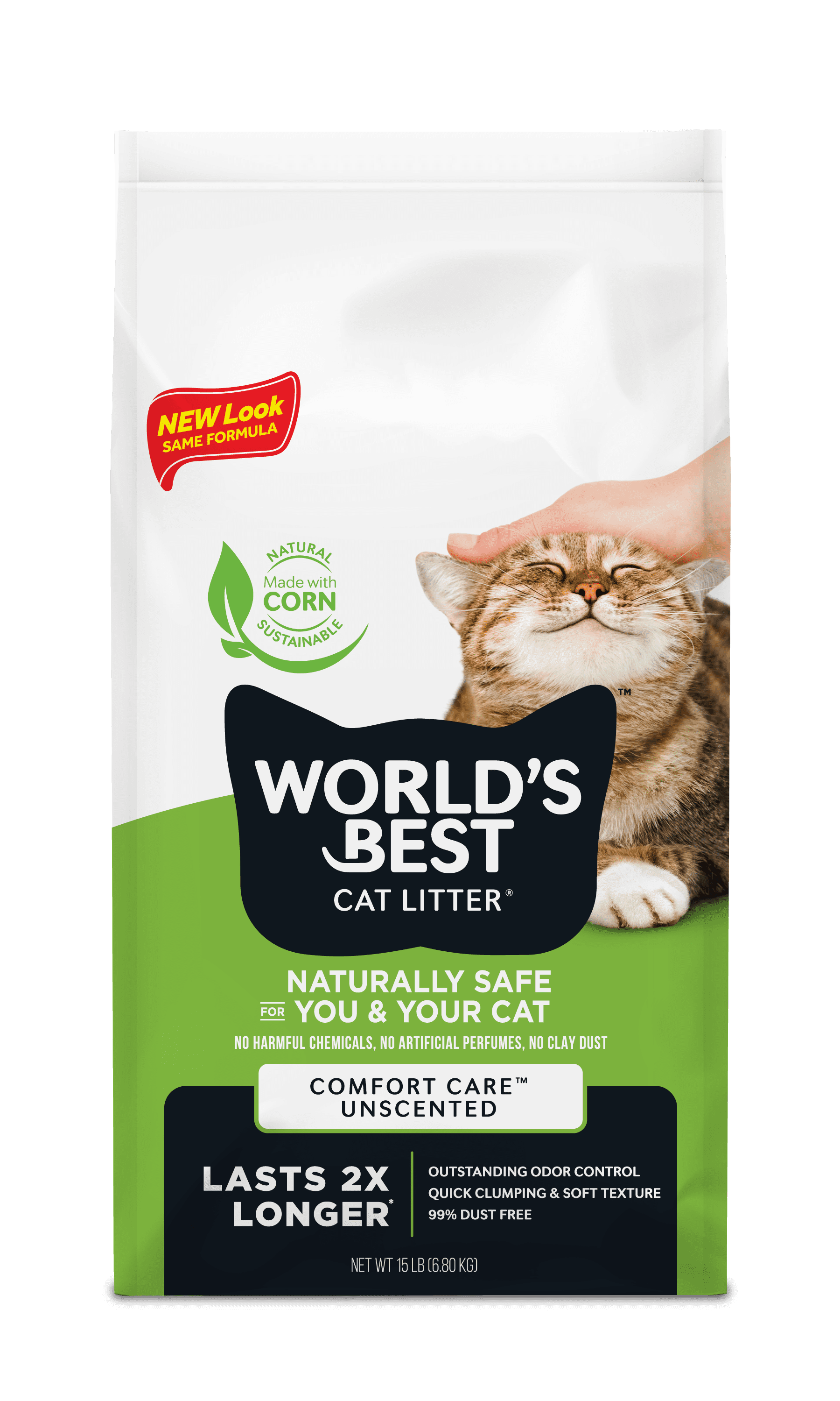 World's Best Cat Litter Clumping Formula, 15lb