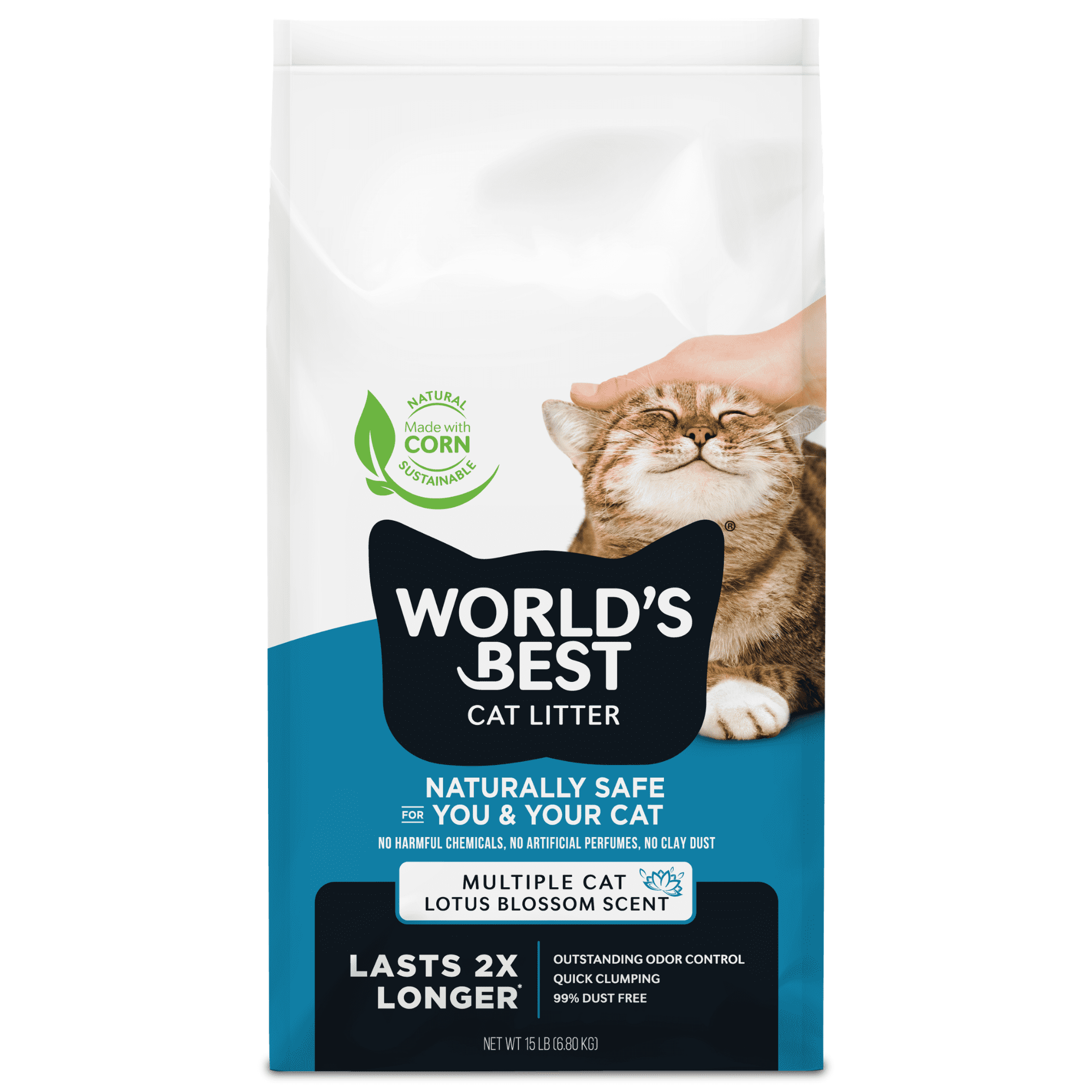 Curated visual reference: Picture Idea: World S Best Cat Litter Floral Scented 15 Lb With