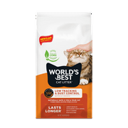 World's Best Cat Litter Low Tracking & Dust Control Unscented Cat Litter | Flushable | 15 lb
