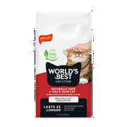 World's Best Cat Litter Multiple Cat Clumping Litter | Flushable | 99% Dust Free | Clumping | 15 lb