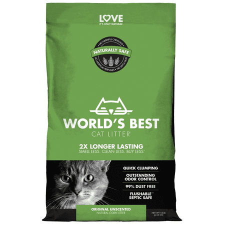 World's Best Cat Litter™ Original Unscented, 15 lb