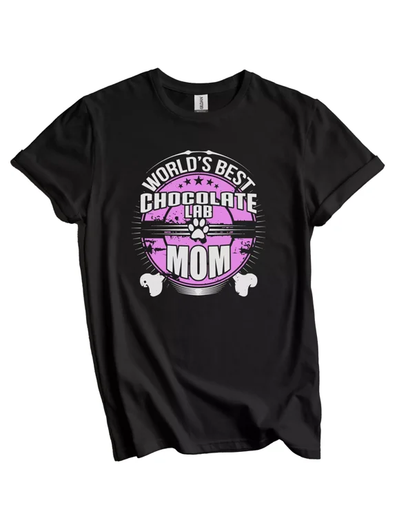 World's Best Chocolate Lab Mom Dog Owner T-Shirt
