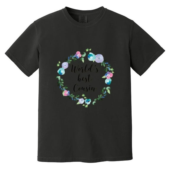 World's Best Cousin Ever Award Funny Family Member Gift Comfort Color T-Shirt, Unisex, up to size 4XL