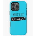 thumbnail image 1 of World's Best Cousin Family Award M2348 Phone Case for iPhone 17 16 15 14 13 12 11 Pro Max, 1 of 2
