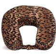 thumbnail image 1 of World's Best Cushion/Soft Memory Foam Travel Neck Pillow (Machine Washable Cover), Gold and Black Color, 1 of 3