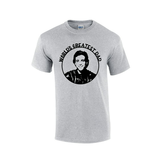 World's Best Dad RIP Bob 1956-2022 Unisex Short Sleeve T-shirt Graphic Tee Graphic Tee-Sports Grey-4xl
