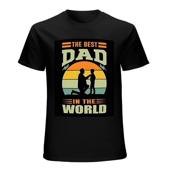 World's Best Dad T-Shirt - Perfect Gift for Father's Day and Birthdays