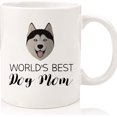 thumbnail image 1 of World's Best Dog Mom Mug, Husky Mug, Husky Mom, Dog Mug Custom Mug Mother's Day Gift, Father's Day Gift, Dog Lover, Husky Dad, Husky Lover, Ceramic Novelty Coffee Mugs 11oz, 15oz Mug, Te, 1 of 4