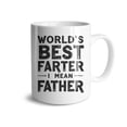 thumbnail image 1 of World's Best Farter Coffee Mugs 15 OZ Sublimation Mugs,Double-sided Printing Ceramic Cups Ceramic Mugs for Coffee,Tea,Hot Cocoa, 1 of 4