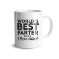 thumbnail image 1 of World's Best Farter Coffee Mugs 15 OZ Sublimation Mugs,Double-sided Printing Ceramic Cups Ceramic Mugs for Coffee,Tea,Hot Cocoa, 1 of 4