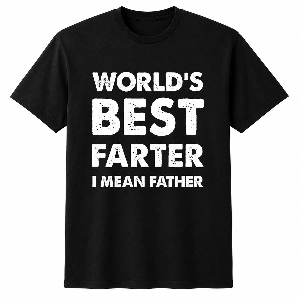 World's Best Farter Father T-Shirt, Funny Dad Joke Tee, Unisex Classic ...
