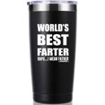 thumbnail image 1 of World''s Best Farter I Mean Father 20 OZ Tumbler.Father Gifts.Dad Gifts from Daughter,Son,Wife.Birthday Gifts,Christmas Gifts for New Dad,Father,Husband,Men Travel Mug(Black), 1 of 6