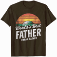thumbnail image 1 of World's Best Father I Mean Father on Women's Vintage Sport T-Shirt, 1 of 5