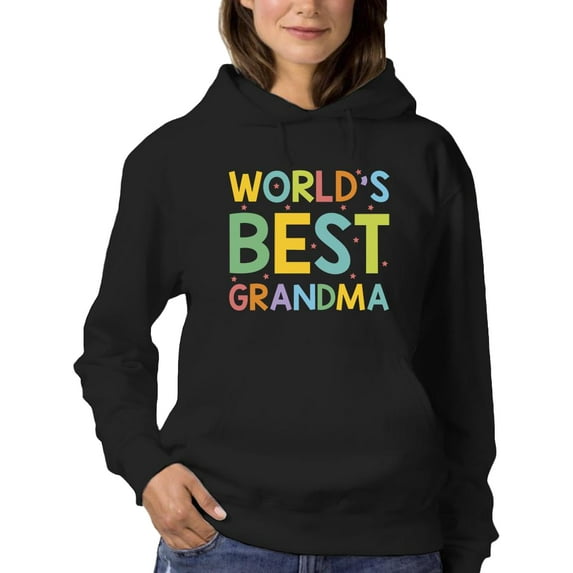 World's Best Grandma Hoodie Women -SPIdeals Designs, Female 5X-Large