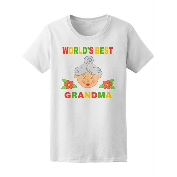 World's Best Grandma Inspiration T-Shirt Women -Image by Shutterstock, Female Small
