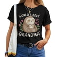 thumbnail image 1 of World's Best Grandma T-Shirt – Sloths Pajama Top for Mother's Day, Cute Graphic Tee for Grandmas, Comfortable and Cozy Grandma Shirt, Mother's Day Gift for Grandma, 1 of 3