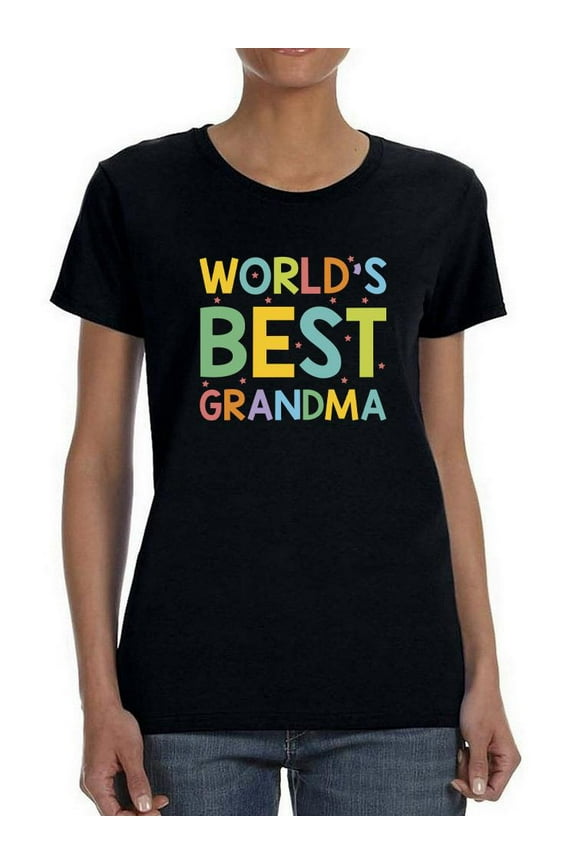 World's Best Grandma T-Shirt Women -SPIdeals Designs, Female 3X-Large