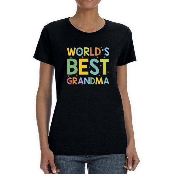 World's Best Grandma T-Shirt Women -SPIdeals Designs, Female x-Large