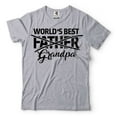 thumbnail image 1 of World's Best Grandpa Shirt New Grandpa T Shirt Promoted To Grandpa Shirt Grandpa Funny Shirt (X-Large Grey), 1 of 6
