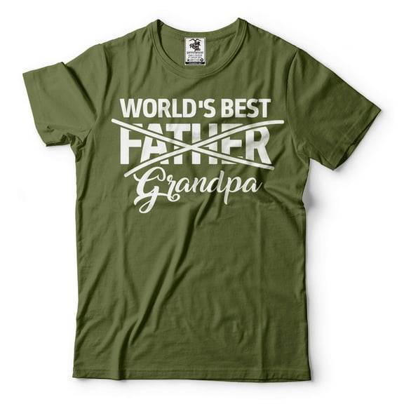 World's Best Grandpa Shirt New Grandpa T Shirt Promoted To Grandpa Shirt Grandpa Funny Shirt