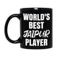 thumbnail image 1 of World's Best Jaipur Player Mug, Funny Game Board Gift, 11Oz Or 15Oz Black Ceramic Mug, 1 of 1