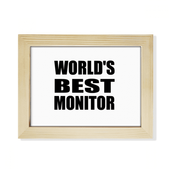 World's Best Monitor Graduation season Desktop Photo Frame Picture Art Decoration Painting 6x8 inch