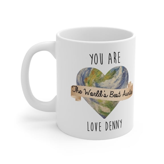 World s Best Mug Mum Personalised Dad Nanny Auntie Mothers Day Gift Grandad