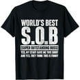 thumbnail image 1 of World's Best Outstanding Boss - Funny Manager Supervisor T-ShirtMen and women, Black T-shirt, size: Extra large, 1 of 4