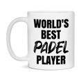thumbnail image 1 of World's Best Padel Player Mug, Double-Sided 11Oz Or 15Oz Coffee Cup, 1 of 10