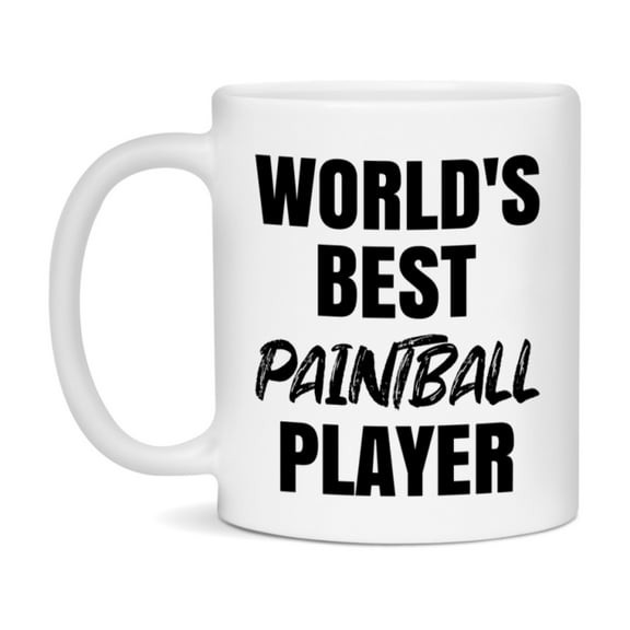 World's Best Paintball Player Mug, Double-Sided 11Oz Or 15Oz Coffee Cup