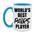 thumbnail image 1 of World's Best Pairs Player Mug, Funny Card Game Player Gift, 11Oz Or 15Oz White Ceramic Mug, 1 of 1