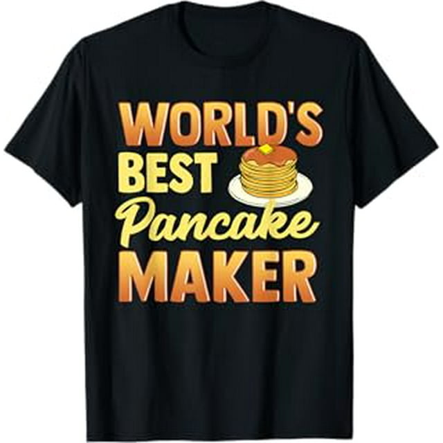 World's Best Pancake Maker Breakfast Flapjack Pancakes TShirt