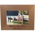 thumbnail image 1 of World's Best Papa EST. 2017 4-inch x 6-Inch Wood Picture Frame, 1 of 1
