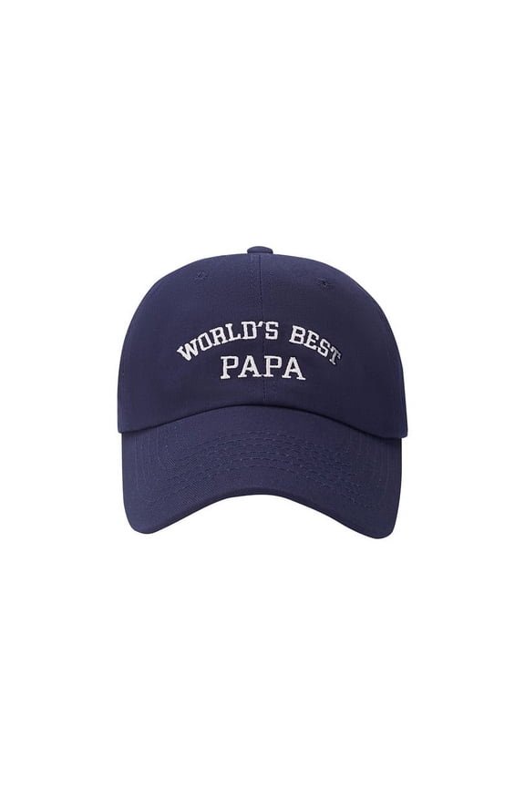 World's Best Papa Hats Papa Gift for Dad and GrandpaNavy