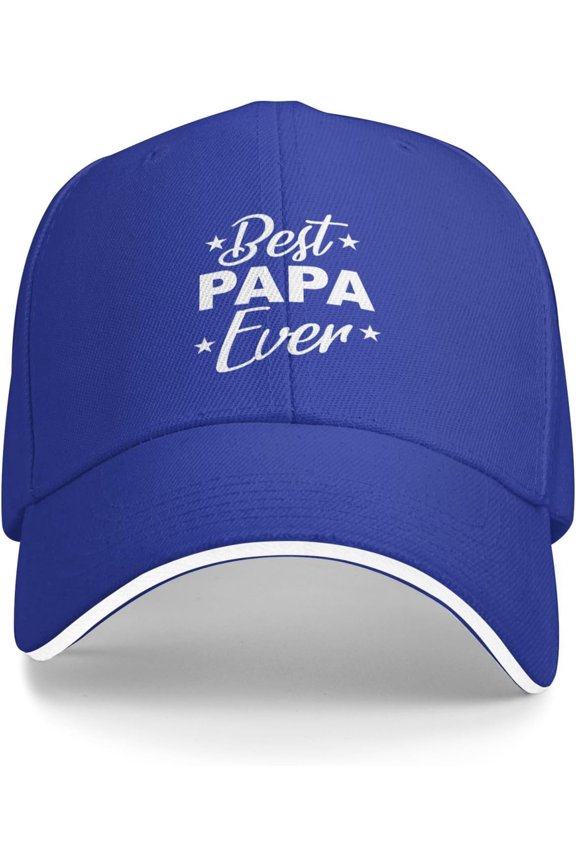 World's Best Papa Trucker Hat Baseball Cap Funny Outdoor Travel Dad Caps